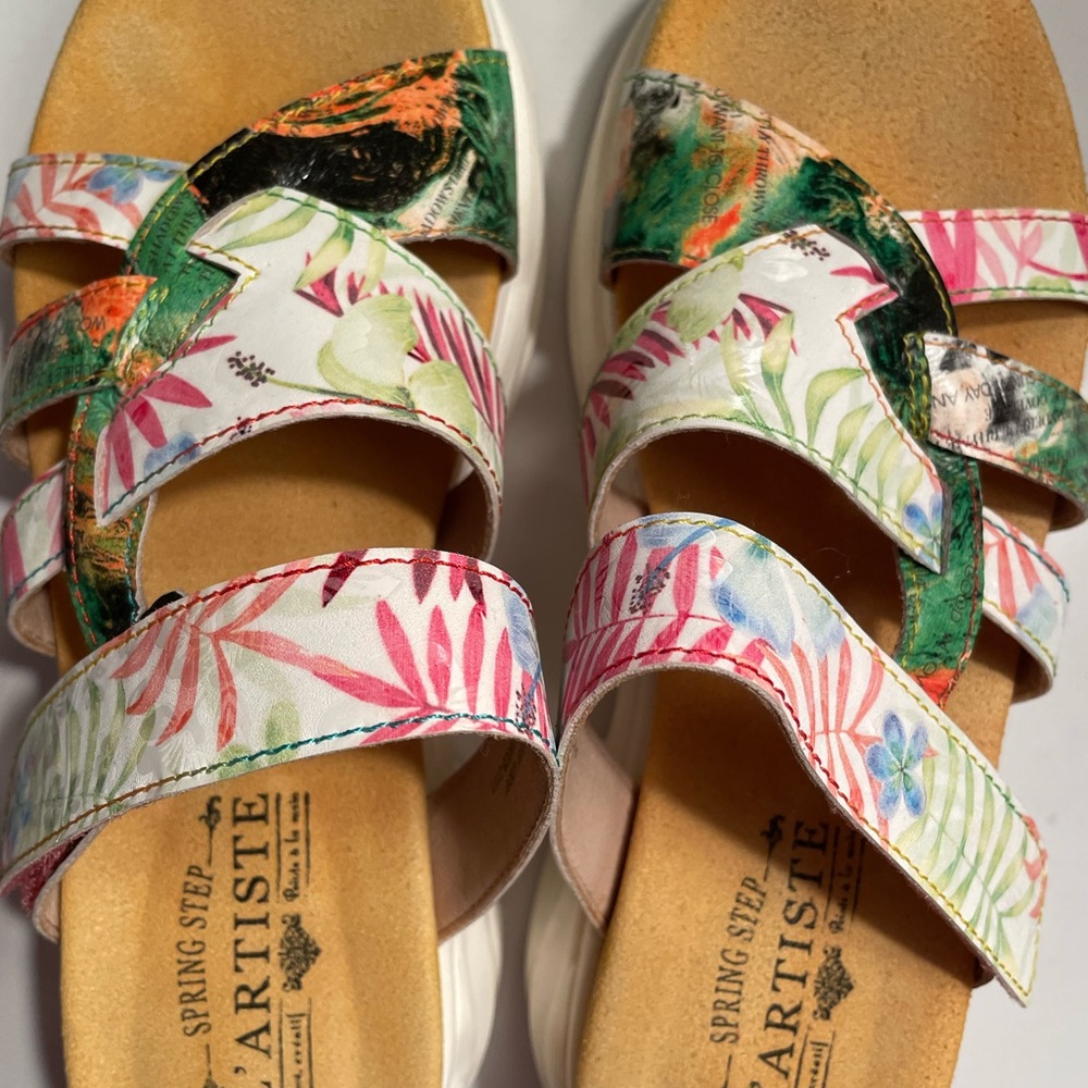 Spring Step Artiste Floral Women's Sandals